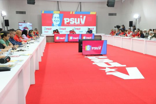 Rueda de prensa del PSUV 